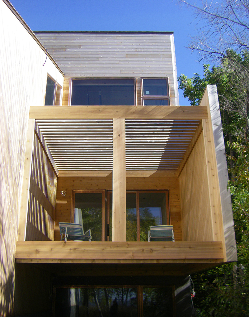 Unit 7 Architecture | Projects - Victoria Beach Summer Home V - SUNROOM FACING THE LAKE