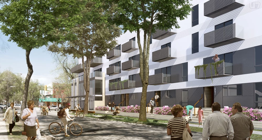 Unit 7 Architecture | Projects - 710 Westminster - VIEW ALONG MARYLAND